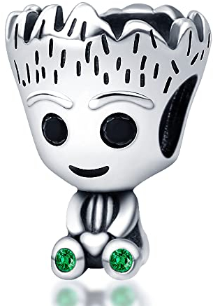 Pandach Charme Argent Sterling 925 Femmes Perles Charm avec 5A Zircone Compatible pour Pandora & Européen Bracelets