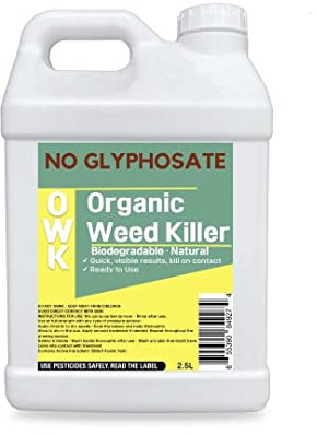 Organic Weed Killer - Glyphosate FREE - Biodegradable | Pet Safe | Wild Life Friendly | Natural Ready To Use 2.5L