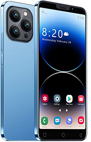 JtQtJ Teléfono Móvil Barato, 5.0'' Android 9.0 Smartphone, Doble Tarjeta, Doble cámara, 16GB ROM (Ampliable a 128GB), 3000mAh batería, Teléfono Móvil de Red 3G/gsm (JtQ15P-Blue)