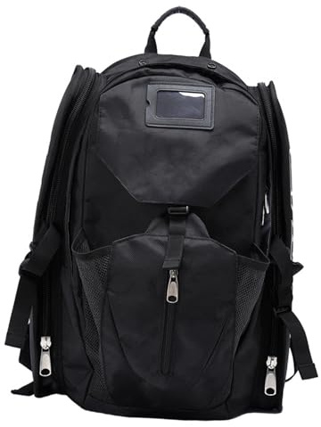 MagiDeal Sac à Dos pour Patins à roulettes, Sac de Transport pour Patins à Glace, Accessoires de Patinage en Ligne, Sac pour Chaussures de Patinage, Bottes de, Noir Grand