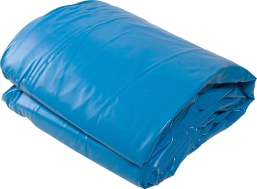 Gre SP2450F - Liner per Piscina Rotonda, 240 x 120 cm, Sistema Overlap, Colore Blu