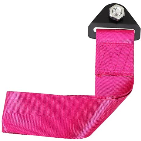 LALADEFIEE Car Tow Strap Dekorative Abschleppschlaufe Für Auto Universelles Towing Strap Für Stoßstangen Einfacher Einbau Stilvolle Auto-außendekoration