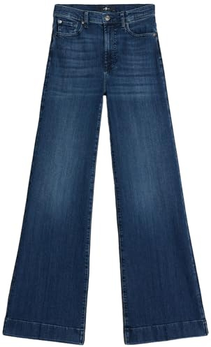 7 For All Mankind Modern Dojo Soho Dark Jeans, Blu Scuro, 31W Donna