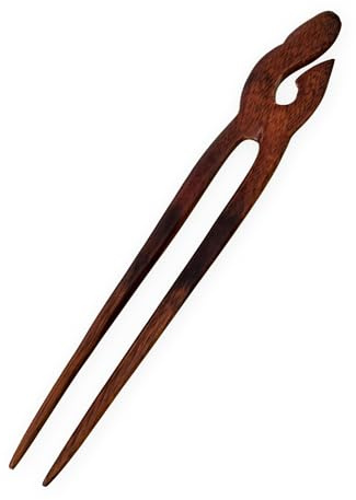 Fly Style Holz Haarnadel Damen - Handgefertigte Haarschmuck aus Naturholz - Boho & Vintage Stil - Nachhaltiger Haarschmuck