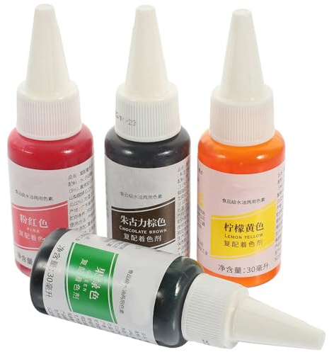 Gadpiparty Kit de Coloration Alimentaire Liquide pour Œufs et Pâtisserie Colorant à Base D'eau et Sorbitol pour Décoration de Gâteaux et Fournitures de Cuisson
