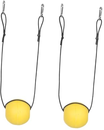 DOITOOL 2 Pièces Bouée D’ancrage Flottante Jaune en PVC pour Ancre Kayak