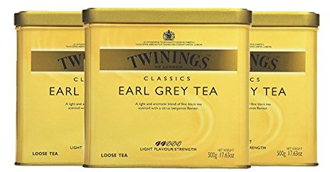 Twinings Earl Grey Tea, 500g Dose 3er Pack