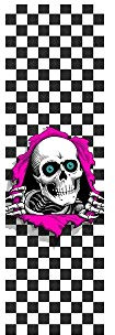Powell Peralta Grip Tape Sheet 9 x 33 Ripper Checker (White)