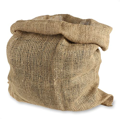 com-four® Jute Pflanzenschutzsack - Winterschutz-Haube für Pflanzen - Jute-Abdeckung als Witterungsschutz - Kübelpflanzensack (01 Stück - Vliessack 60x80 cm)