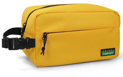 Haimont Small Freezable Snack Cooler Bag, Reusable Freezable Mini Cooler Bag for Outdoor, Airplane, Travel, Wear Resistant, Yellow