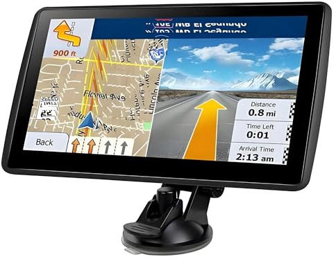 Navegación GPS para Coche Navegador GPS de 7 Pulgadas para Coche, camión y Autocaravana - para Sistema navegación con Pantalla táctil guía