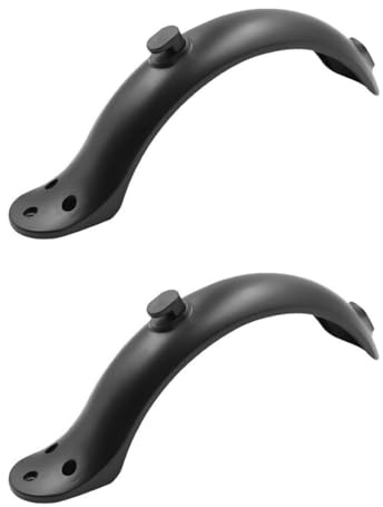 Skyddsplåt, bakre stänkskärm för elskoter, reservstänkskydd, nylonmaterial, lämplig för M365/Pro elscooter, skyddar mot lera, stänkvatten och däckrester, svart, 2 stycken
