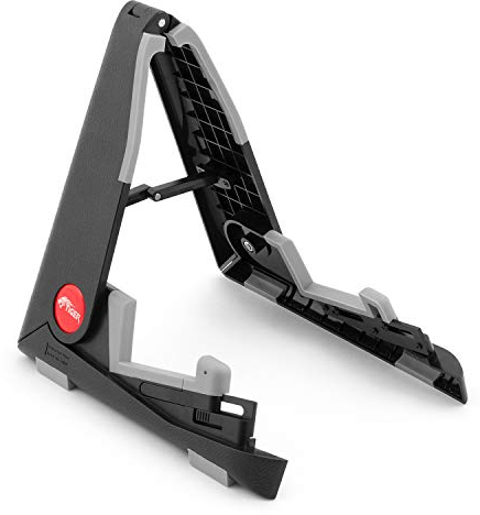 TIGER UAC21-BK Ukulelenständer - tragbarer, klappbarer A-Rahmen Ständer für Ukes, Mandoline, Violine und Banjos