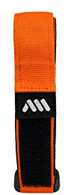 Correa de Amarre Ajustable de Tela para Bicicleta Hook&Loop - Naranja