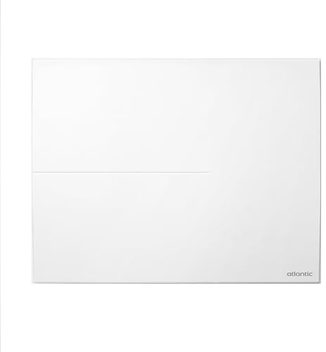 Atlantic, Radiateur chaleur douce accessible et performant Sokio, Horizontal, 750W, Blanc, La programmation personnalisable, le confort avec la chaleur douce et homogène