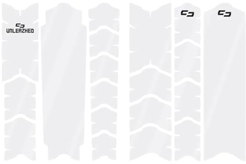 unleazhed Bike Protection BP01 L Frame Clear Glossy | Rahmenschutzfolie für Mountainbikes | Made in Germany |19 -teiliges Rahmenschutz-Set