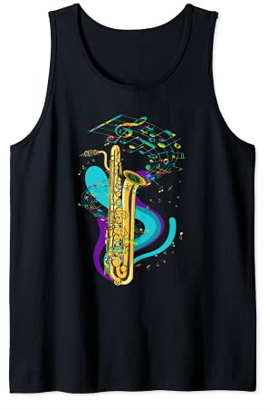 Saxo Jazz Musique Musicien Saxophoniste Saxophone Débardeur