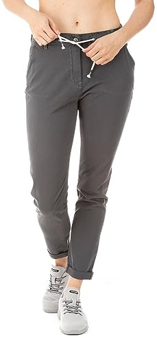 Chillaz W Summer Splash Pants Grau - Elastische vielseitige Damen Kletterhose, Größe 36 - Farbe Dark Grey