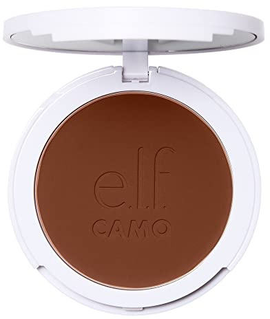 e.l.f. Camo Powder Foundation, leicht, grundiert, baubar und langlebig, mittel- bis volle Deckkraft, reichhaltige 610 N