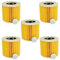 vhbw Filterset 5X Faltenfilter Ersatz für Kärcher 2.863-303.0, 6.414-547.0 für Nass- & Trockensauger - Filter, Patronenfilter, Gelb