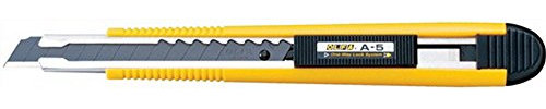 OLFA schlankes Industrie-Cuttermesser A-5 9mm mit Klingenabbrechhilfe