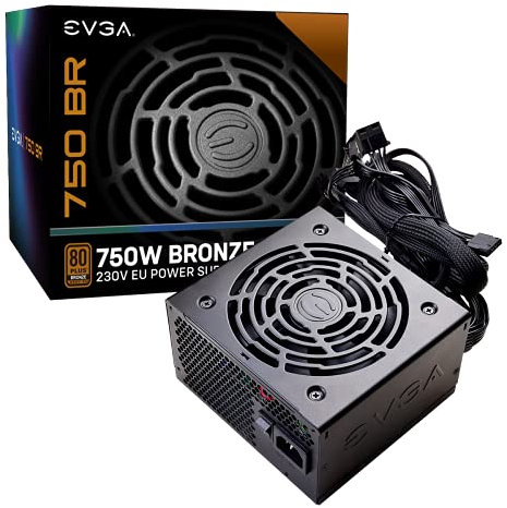 EVGA 750 BR Power Supply, 80+ BRONZE 750W, 3 Year Warranty