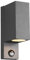 Trio Leuchten Außen Wandleuchte Roya 214269242, Aluminium Druckguss Anthrazit, exkl. 2x GU10, Bewegungssensor