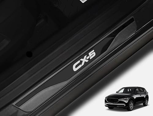 GZBFTDH Protector Umbral Coche, para Mazda cx-5 cx5 2013-2022 Car Accesorios, Auto Parts Acero Inoxidable Decoración para Estribos Protectoras