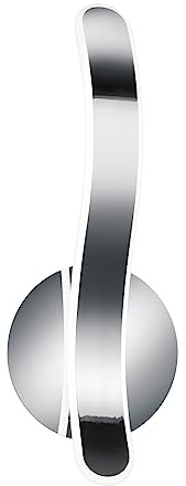 Reality Leuchten LED Wandleuchte Parma R27071106, Metall Chrom, inkl. 11 Watt LED, Switch Dimmer