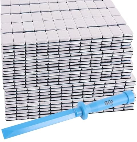 Auswuchtgewichte 100 Stück Motorräder Alu-Felgen Klebegewichte Wuchtgewichte Kleberiegel 6KG + Kunststoffschaber Klebstoff Schaber