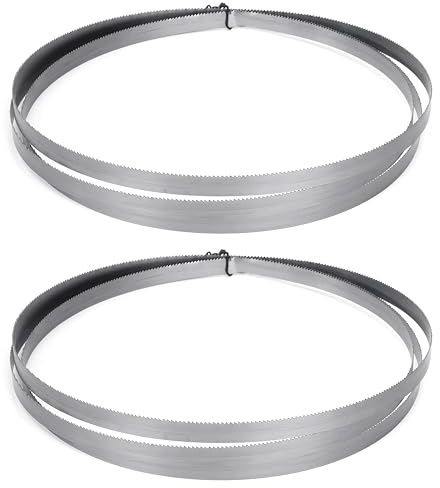 Tunejoy Lame per Sega a Nastro 1790 x 9,5 x 0,35mm 15T SK5 Lame per Sega a Nastro per Tagliare la Schiuma Plastica del Legno 2 Pezzi