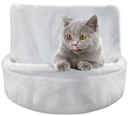 ZEPFJHE Lit chaud en peluche pour chats pour chauffage, hamac confortable à suspendre pour animal domestique, lit de repos amovible pour chats