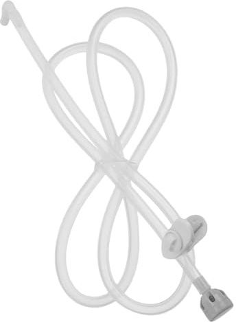 Tubo in Silicone per Idropulsore Elettrico, Flessibile Bianco | Ricambio per Irrigatore Orale Domestico, Flusso Costante, Resiste ad Alta Pressione, Adatto Viaggio e Ufficio