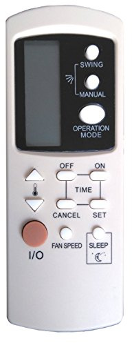 Telecomando per condizionatore Galanz 1002b-e3 funziona con Amstrad, Arco Air, Vaillant, Roadstar, Shaub Lorenz, Zephir ed altri climatizzatore e pompa di calore