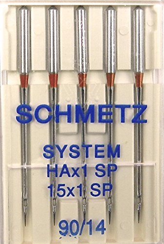 Schmetz Super Stretch (Special) HAx1 SP Sewing Machine Needles, Thickness Size 90/14 for Coverlock and Overlock Machines