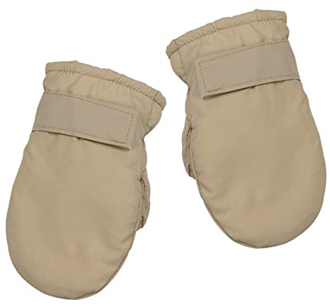 Manoplas Bebe Invierno, Impermeables Termicos Esqui Ajustables Para Niños De 1 A 6 Años, Trineo Snowboard Patinaje Ciclismo Correr (S, Caqui)