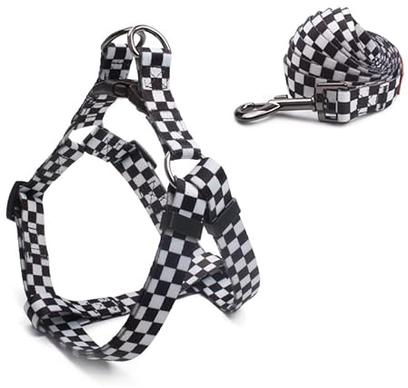 Cosyhome London Harnais Anti-Traction pour Chien, [Libération sur Le Cou] Gilet réglable Anti-étranglement avec 2 Attaches à l'avant et à l'arrière