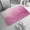 FWJZDSP Badezimmerteppiche, rosa Glitzer mit Glitzer, rutschfeste Badematte, glitzernd, 61 x 40,6 cm, waschbar, Duschmatte, Läufer, Teppich für Badezimmer, Zuhause, Badewanne, Wohnzimmer