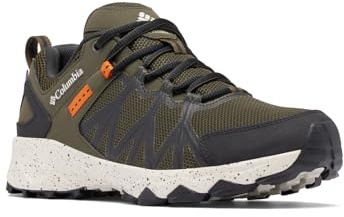 Columbia Peakfreak 2 Outdry, Scarpe da Trekking Basse Uomo, Deep Olive/Desert Sun , 41 EU