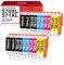 Glliter 570XL 571XL Patronen für Canon TS5050 Druckerpatronen: Kompatibel mit Canon PIXMA TS5050, MG5750, TS5055, TS5053, TS6050; Schwarz, Cyan, Magenta, Gelb; Hoher Ertrag; 20er-Pack