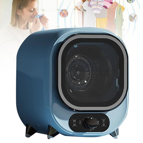 MHJKHG Condenser Tumble Dryer, 5kg Vented Tumble Dryer, for Counter Top or Apartment, Home, Dorm, RV, Compact Spin Dryer