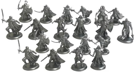 ＡＷＨＡＯ 20 Figuras de Soldados Antiguos, Modelos de Guerreros, Regalos de cumpleaños, Figuras en Miniatura, diseño de Diorama para Juegos, Manualidades, Plata