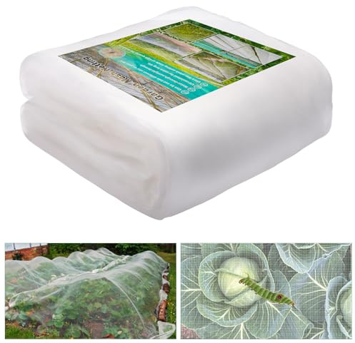 LLCS® Filet à légumes de Jardin, 2,5 x 10 m, Filet de Protection Contre Les Insectes, Les légumes, Les Fruits, Les Fleurs