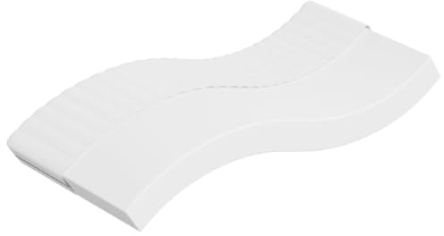 Zentexion Skummadrass medelmjuk 90 x 200 cm, 16 cm höjd, dubbelsidig vändmadrass med dragkedjeöverdrag, för sovrum, gästrum, hotell, husbil, camping