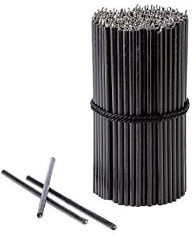 Danilovo Ritual Bienenwachs Kerzen (Schwarze) - Kloster Orthodoxe Kerzen für Gebet, Tischdeko - Ungiftig, Ruß - Tropffrei, Lang, Nachhaltige Produkte, N80, Höhe 18,5 cm, Ø 6,1 mm (200 Stück)