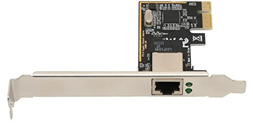 Bewinner Tarjeta de Red PCIe de 2,5 Gbps, Tarjeta de Red Gigabit PCI Express de 1 Puerto, Adaptador de Red Ethernet PCIE LAN RJ45 de 1000Mbit con Soporte para 10, 8,7, XP