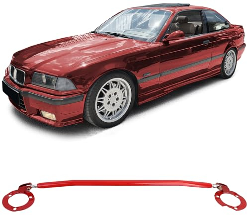 Alu Domstrebe Rot vorne passend für BMW E36 6 Zyl 320i 323i 325i 328i 92-99