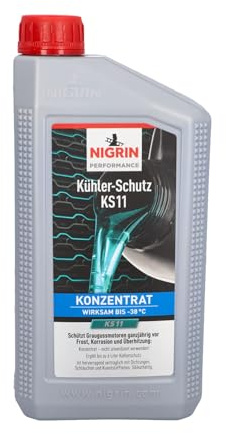 EVB Handelshaus Bour GmbH Nigrin Performance Radiator Protection KS11 Concentrate, Care and Protection for Cooling System, for Petrol and Diesel Engines, Corrosion Protection, Frost Protection,