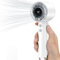 JATEKA Mini ventilateur manuel portable USB avec affichage LED - 3000 mAh - Ventilateur manuel portable pour bureau, bibliothèque, voyage - Blanc