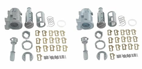 Stellmotor Türschloss Links RECHTS TÜR Barrel Zylinder Schloss REPARATURSATZ Für VW Für Golf 4 IV MK4 Für Bora 1997-2003 604837168 Türschloss Zentralverriegelung(L-R Lock Repair)